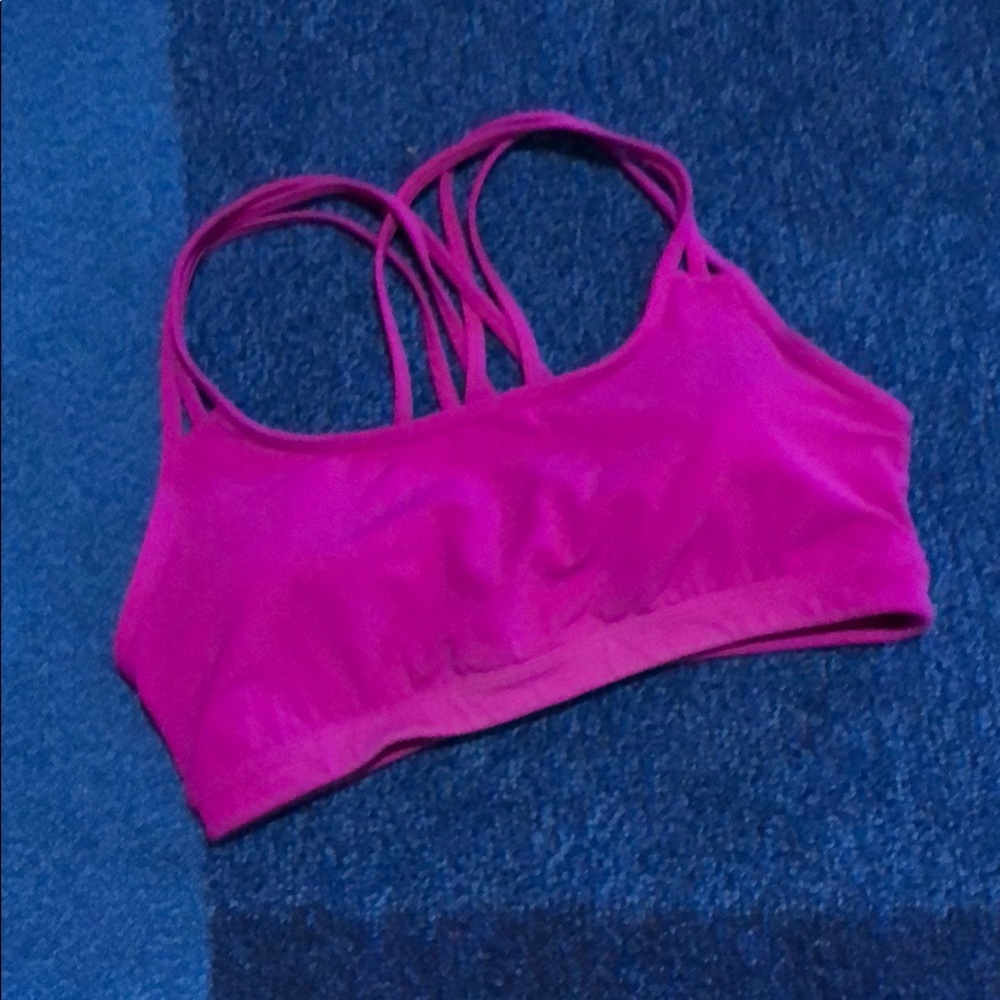 Athleta hot pink bra